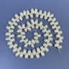River Pearls, Oval "Butterfly" 9x6mm ± on a Thread, Length 41cm+