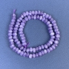 Lepidolite Rondelle Beads 6x4mm on Thread, 38cm+ Length