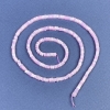 Kunzite Beads Square Rondelle 2.5×1mm ± on a Thread, length 39cm+