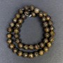 Bronzite Beads natural stone smooth round beads, diameter 8.5+- with hole, diameter 1.5mm+-, length 38cm+