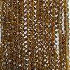 Czech Crystal Beads on Thread Brown Transparent Rondelle 8x6mm + -, Length 40cm +