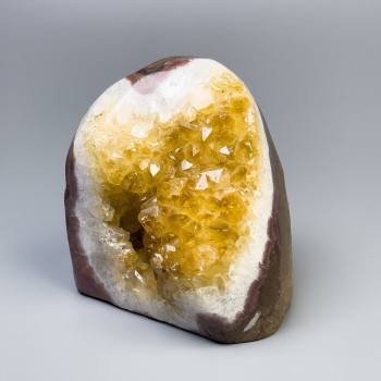 Price per 100g. Citrine Druze Natural Souvenir Stone, sizes ~80x80x60-120x60x55 mm+- ~weight from 650g