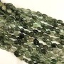 Rutilated Quartz Hairy Beads on String 8x6mm, length 40cm ±