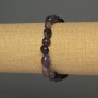 Amethyst Bead (Tumbled) Bracelet, 8x8 mm, stretch, 18 cm