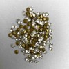 Rhinestones stones color white, diameter 3.2 (+/-) mm pack / 4g (+/-)