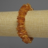 Bracelet Amber Chunk, diameter 14x2mm±, length 18cm±, stretch