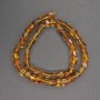 Amber Beads Cube-cut Bead, 7mm diameter, 39cm length