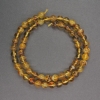 Amber Beads Smooth Sphere 6mm Diameter ±, String 40cm ±