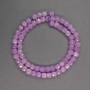 Kunzite Beads Faceted Cubes 5mm, Needle length 37cm