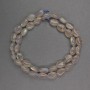 Labradorite Beads - Oval, 8×11×5 mm, 40 cm strand