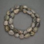 Labradorite Beads, Tumbled 11–14 mm, with 39 cm+ Length