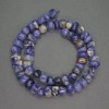 Sodalite Natural Stone Beads Tumbled, 8mm diameter+, 40cm necklace length+