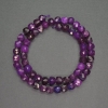 Sugilite Beads Granulated Cube 7mm, Thread 39cm
