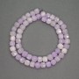 Kunzite Beads Faceted Cube, 7mm diameter, 39cm length