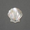 Pendant with Natural Mother-of-Pearl, Shell 22x22mm