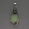 Pendant Skeleton Jade Bead, diameter 16mm± 20x50mm+
