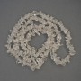 Beads Mountain Crystal Chip 7-10×2-3 mm ± on fishing line, length 80 cm+