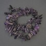 Amethyst Bead Chip 14-20×3-6 mm ± on thread, 40 cm length