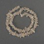 Adularia Beads Chip, 6-8×3 mm, 39 cm string on fishing line