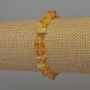 Amber Chip Bracelet, 7x4mm diameter chips, stretchy 18 cm length