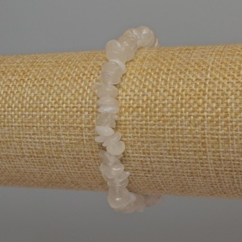 Adularia Chip Bracelet, 7x2 mm, ± diameter, 18 cm ± stretch