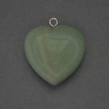 Heart Jade Pendant 25x25x27 mm+