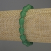 Jade Drop Bracelet, 12×8 mm, stretchy length 18 cm