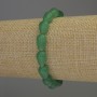 Jade Drop Bracelet, 12×8 mm, stretchy length 18 cm
