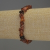Bracelet Baltic Amber Chip 5-7×4mm, stretch adjustable, 18cm