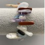 Bracelet Assorted chips, diameter 14x30mm+/-, length 18cm+-, stretch