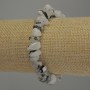 Adularite Bead Bracelet, faceted, diameter 10x5-9mm, length 18cm stretch