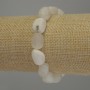 Adularite Faceted Bracelet, 13x8mm, diameter, 18 cm length (stretch)