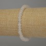 Bracelet Mountain Crystal Rondelle, 6x4 mm, stretchy, 18 cm