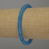 Apatite Rondelle Bracelet, 6x4mm, stretch, 18cm length