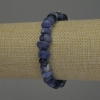 Sodalite Tumbled Bracelet, 6-8×8-10mm, diameter, 18cm± stretch