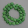 Chrysoprase Beads Heart 12x12mm on Thread, 38cm+