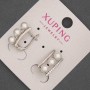 Earrings Xuping Rhodium with Mallorca Pearls 8x16mm +