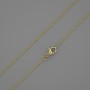 Xuping Chain 18K Gold Plating, 0.5mm thick ±, length 48 cm ±