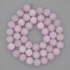 Kunzite Beads Smooth Sphere 8mm diameter on thread, length 38cm