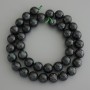 Emerald Fuchsit (Muscovite) Smooth Bead Sphere, diameter 10 mm± on thread, length 39 cm+