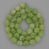 Natural Stone Beads Chrysoprase Olivine Faceted Cube 8x8mm±, Beads 3mm±, Thread Length 37cm±