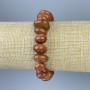 Bracelet Aventurine Golden Sand Tumbled, diameter 7-10×10-12mm+-, length 18cm+-, elastic