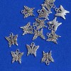 Pendant Findings Butterfly 18x16mm Packaging 20g +/-18 pcs