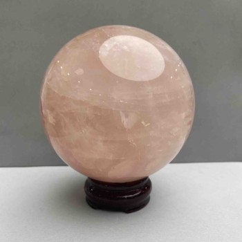  decorative sphere Pink Quartz, diameter 10.6 cm ± weight 1934 g price per piece