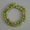 Natural Stone Beads Chrysoprase Peridot, Faceted Round Bead, 8mm dia., ~37cm length