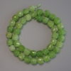 Natural Chrysoprase Beads, Olivine, Faceted Cube, 8.5 mm diameter, 5x8.5 mm ±, thread length 37 cm ±