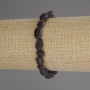 Garnet Bead Bracelet, round-cut, diameter 7-10×8mm, length 18cm (stretch)