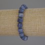 Porous Coral Bead Bracelet faceted cube, 8mm diameter, 18cm length +-, stretch
