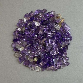 Amethyst Natural Chip Without Hole 5-11×5-6mm± (per 100g±)
