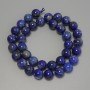 Lapis Lazuli Beads - Smooth Round 10.5 mm on Thread, Length 38 cm+
